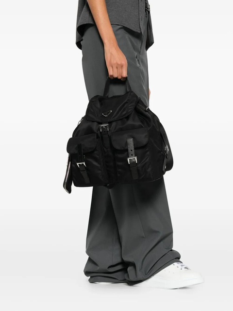 Prada buckle flap backpack - Black - zdjęcie produktu nr 2