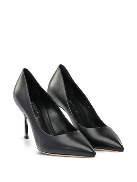 Casadei leather heeled pumps - Black - zdjęcie produktu nr 2