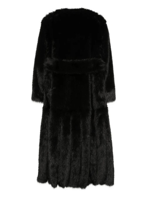 Simone Rocha belted long coat - Black - zdjęcie produktu nr 1