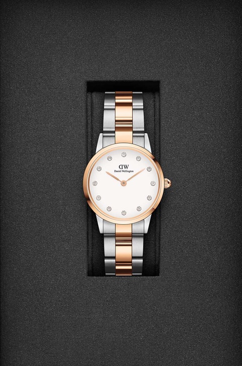 Daniel Wellington zegarek Iconic Link Lumine damski - zdjęcie produktu nr 2