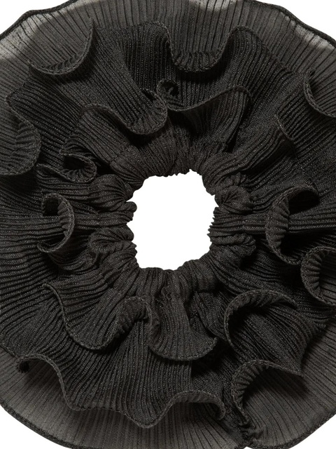 Jennifer Behr Jacinda pleated ruffled hair accessory - Black - zdjęcie produktu nr 2