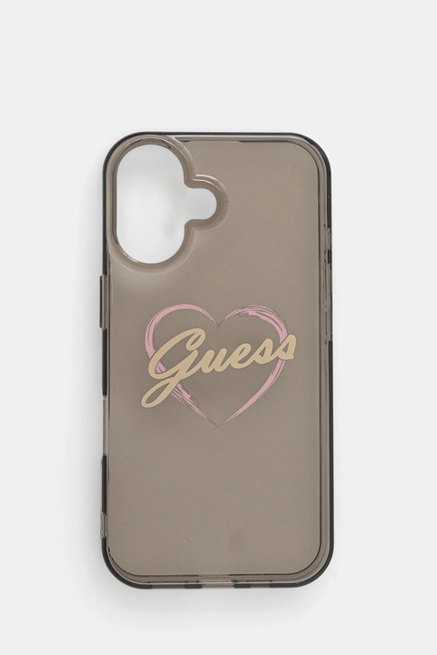 Guess etui na telefon iPhone 16 6.1" kolor czarny GUHCP16SHCHGSPK - zdjęcie produktu nr 1
