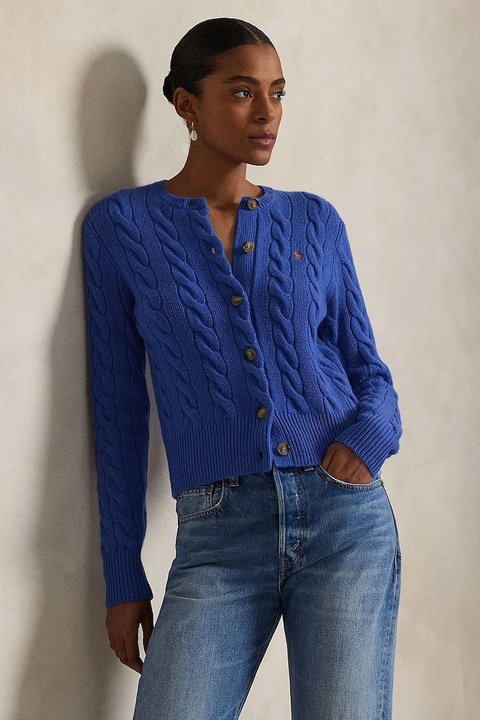 Polo Ralph Lauren sweter damski kolor niebieski 211972104 - zdjęcie produktu nr 1