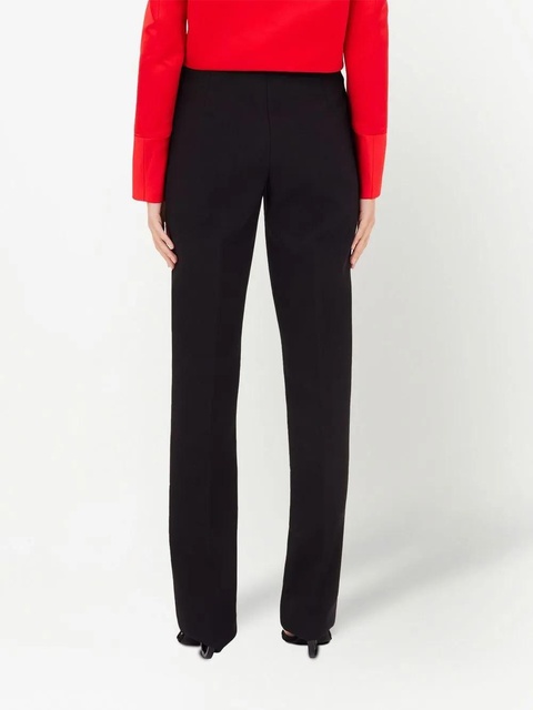 Ferragamo high-waist straight-leg trousers - Black - zdjęcie produktu nr 2
