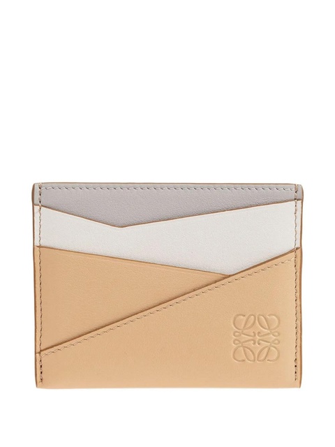 LOEWE Puzzle leather panelled wallet - Neutrals - zdjęcie produktu nr 1