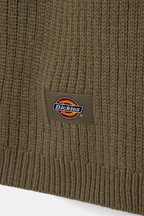 Dickies szalik z domieszką wełny RIB kolor zielony gładki DK0A4Z3G - zdjęcie produktu nr 2