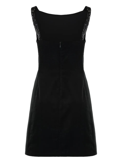 Lauren Ralph Lauren beaded velvet mini dress - Black - zdjęcie produktu nr 2