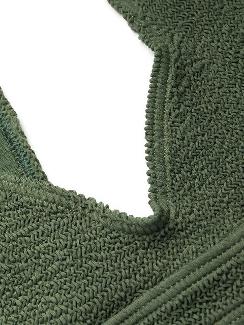 Bond-eye cut-out bikini top - Green - zdjęcie produktu nr 2