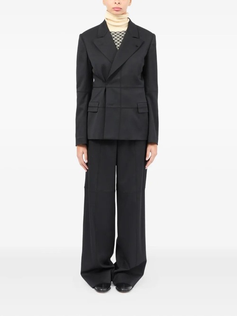 MM6 Maison Margiela peak-lapels blazer - Black - zdjęcie produktu nr 1