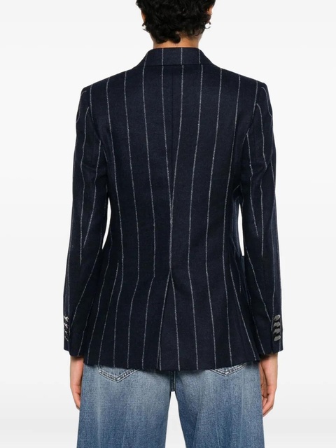 Max Mara pinstripe double-breasted jacket - Blue - zdjęcie produktu nr 2