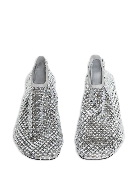 Christopher Esber 50mm crystal-embellished heeled pumps - Grey - zdjęcie produktu nr 2