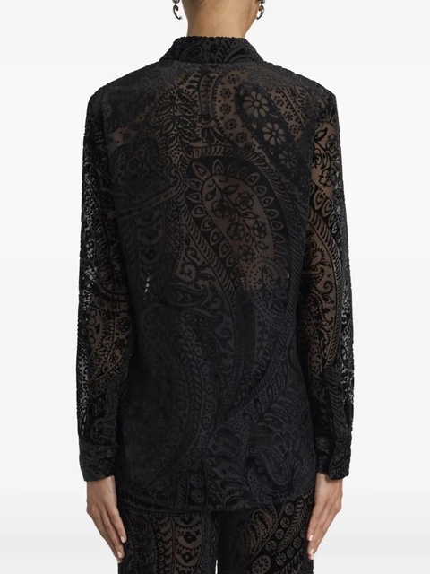 ETRO floral paisley shirt - Black - zdjęcie produktu nr 2