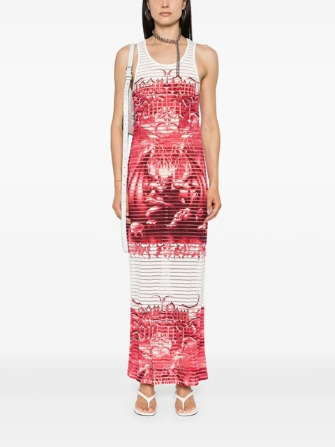 Jean Paul Gaultier The Red Diablo maxi dress - White - zdjęcie produktu nr 1