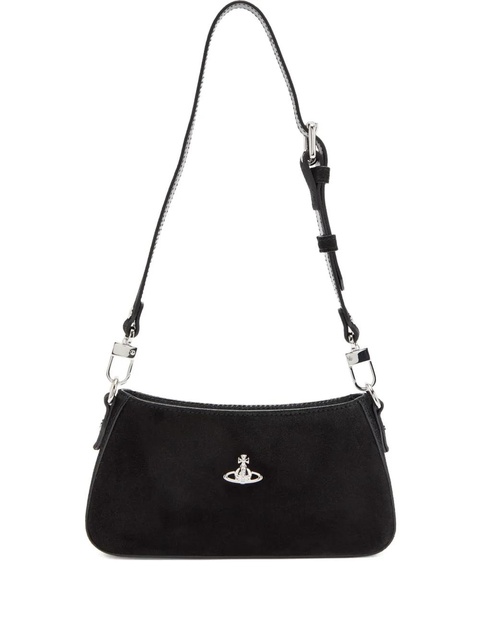 Vivienne Westwood Tasha suede shoulder bag - Black - zdjęcie produktu nr 1