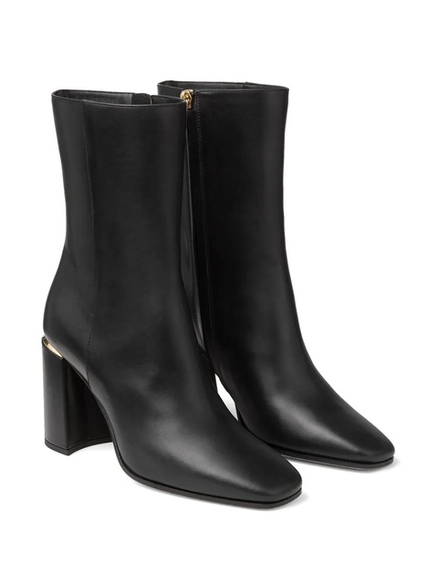 Jimmy Choo Loren 85mm almond-toe ankle boots - Black - zdjęcie produktu nr 2