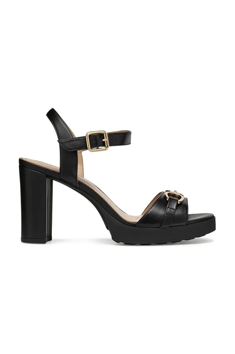 Geox sandały skórzane D WALK PLEASURE 85S kolor czarny D55B6A 000TU C9999 - zdjęcie produktu nr 1