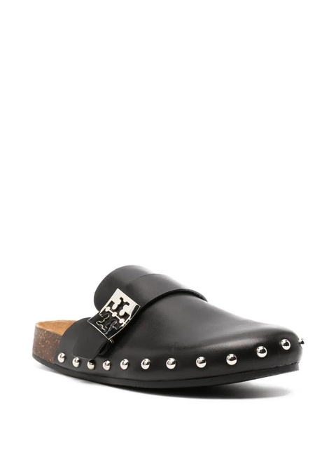 Tory Burch Mellow studded leather slippers - Black - zdjęcie produktu nr 2