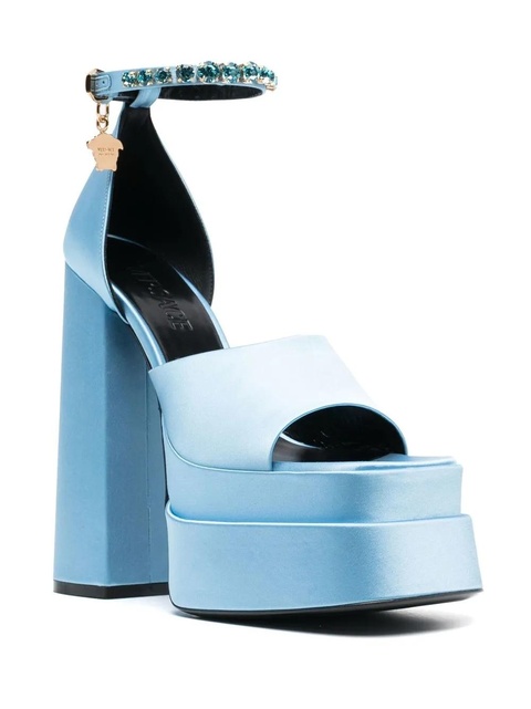 Versace Medusa charm platform sandals - Blue - zdjęcie produktu nr 2