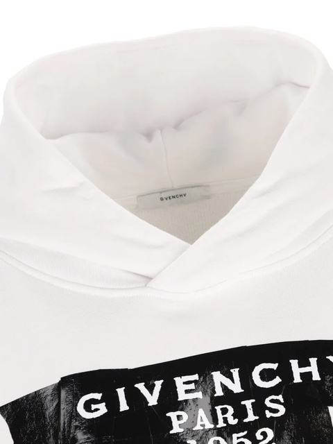 Givenchy logo-print hoodie - White - zdjęcie produktu nr 1