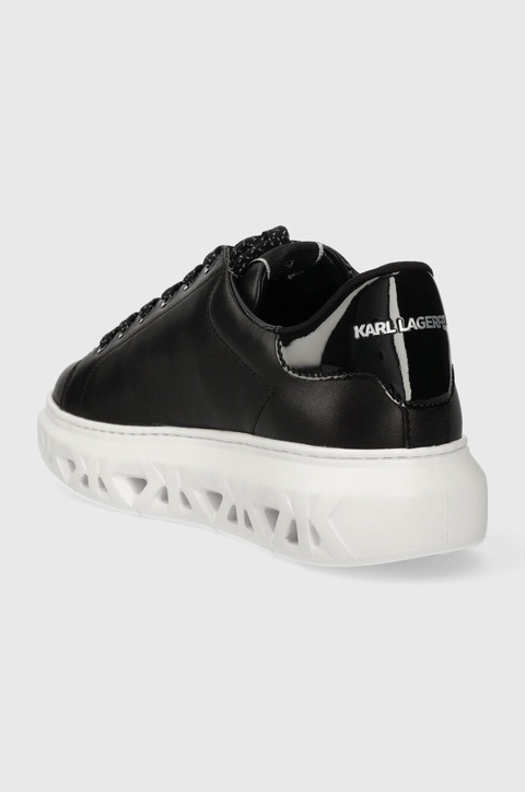 Karl Lagerfeld sneakersy skórzane KAPRI KITE kolor czarny KL64530N - zdjęcie produktu nr 2