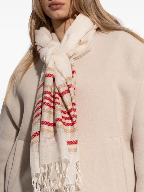 ISABEL MARANT striped scarf - Neutrals - zdjęcie produktu nr 2