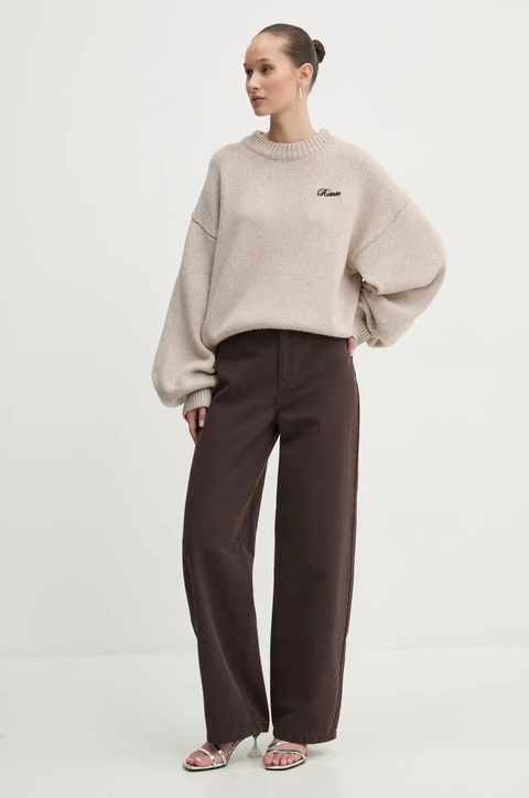 Rotate sweter z wełny merino kolor beżowy ciepły 1133772313 - zdjęcie produktu nr 2