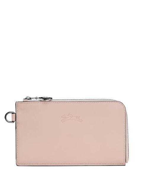 Longchamp Le Pliage Xtra leather clutch bag - Pink - zdjęcie produktu nr 1