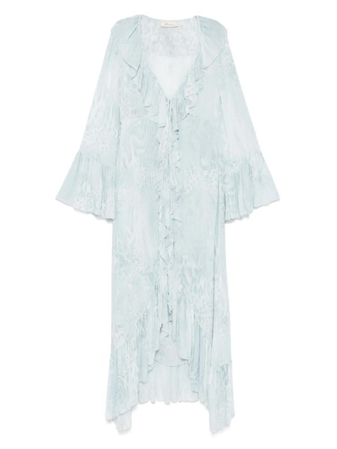Blumarine printed chiffon maxi dress - Blue - zdjęcie produktu nr 1