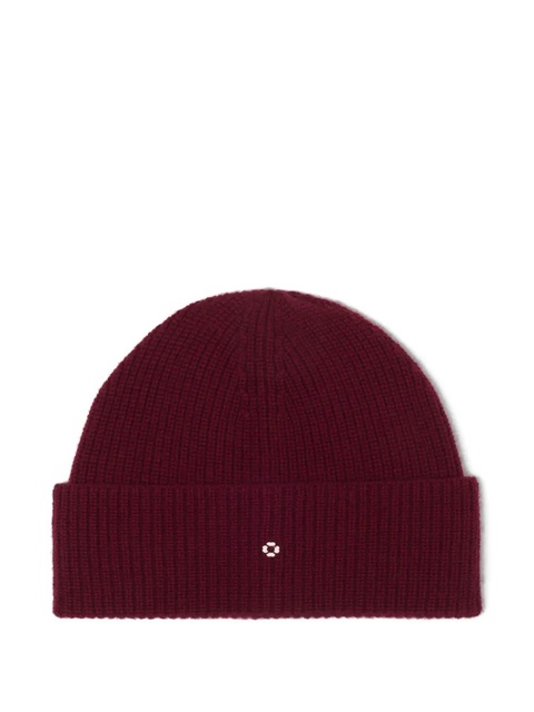 Maje ribbed embellished beanie hat - Red - zdjęcie produktu nr 1