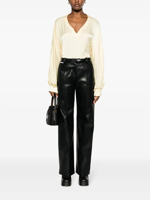 Zadig&Voltaire Tonastir satin-finish blouse - Yellow - zdjęcie produktu nr 2