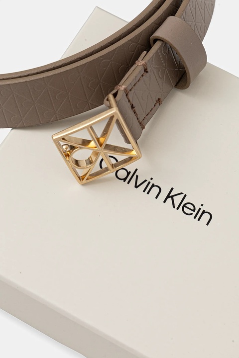 Calvin Klein pasek damski kolor beżowy LV04F7063G - zdjęcie produktu nr 1