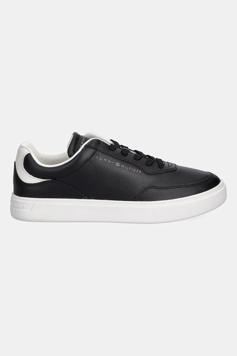Tommy Hilfiger sneakersy skórzane CASUAL CUPSOLE SNEAKER damskie kolor czarny FW0FW08689 - zdjęcie produktu nr 2