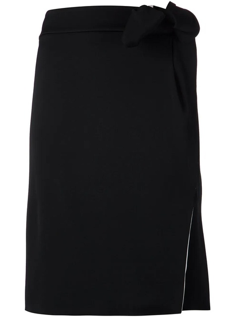 Lanvin bow detail straight skirt - Black - zdjęcie produktu nr 1
