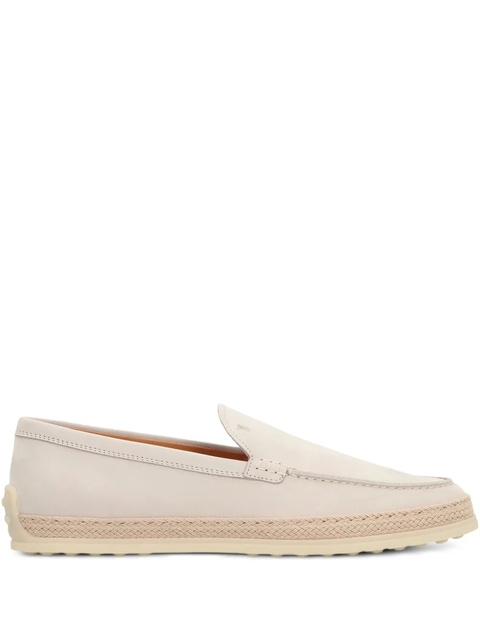 Tod's leather rope-trimmed-sole loafers - Neutrals - zdjęcie produktu nr 1