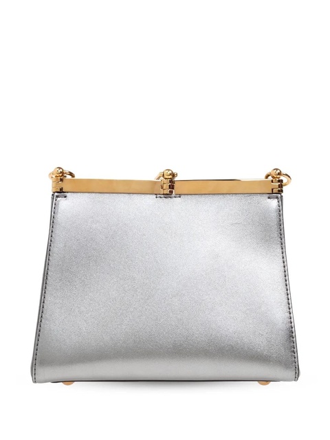 ETRO small Vella metallic leather bag - Silver - zdjęcie produktu nr 2
