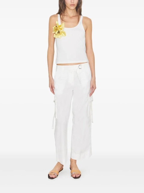 Tory Burch belted cargo pants - White - zdjęcie produktu nr 2
