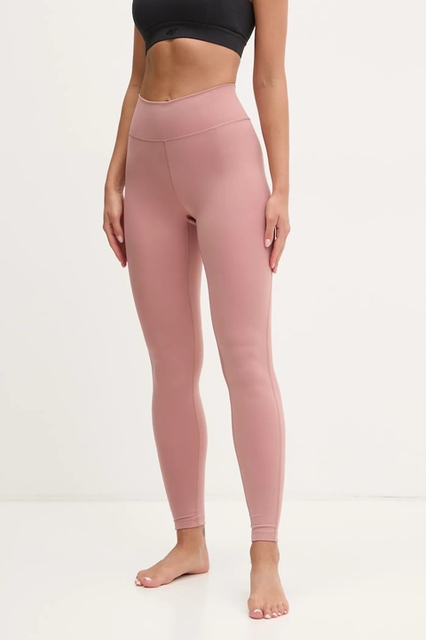 adidas Performance legginsy do jogi All Me Essentials kolor różowy gładkie JN6877 - zdjęcie produktu nr 1