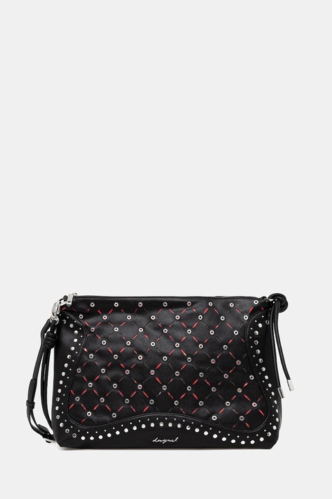 Desigual torebka YANKEE LEIRIA MINI BL kolor czarny 25WAXP37 - zdjęcie produktu nr 1