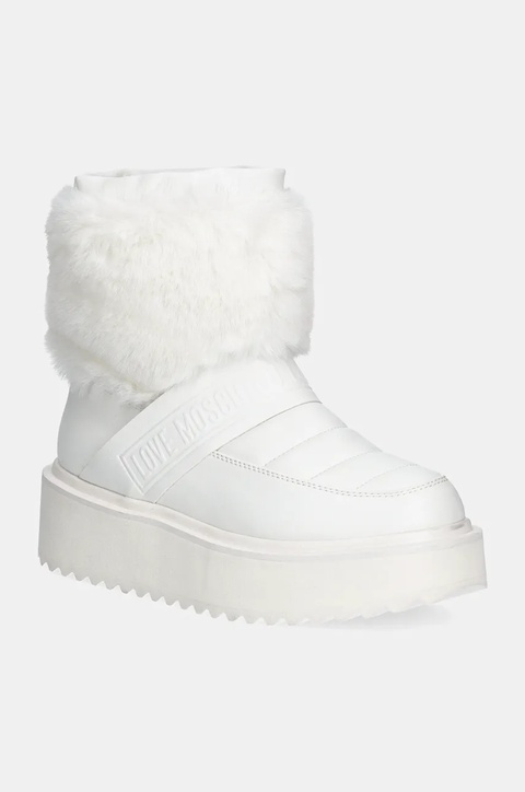 Love Moschino śniegowce kolor biały JA24296I0LIEC10A - zdjęcie produktu nr 1