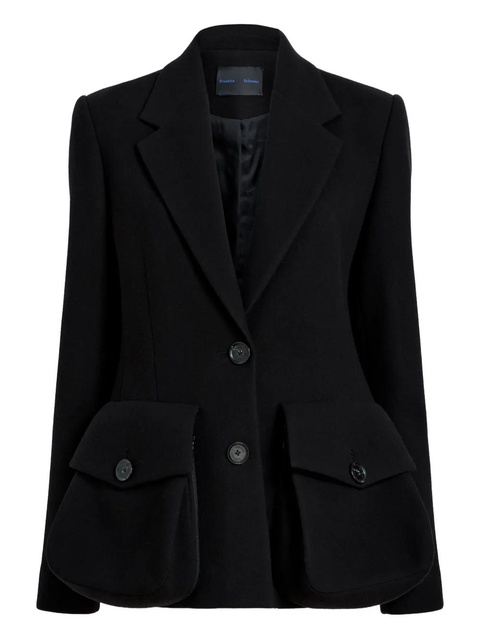 Proenza Schouler flap-pockets buttoned blazer - Black - zdjęcie produktu nr 1
