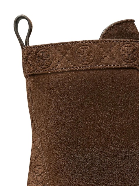Tory Burch 65mm T-monogram ankle boots - Brown - zdjęcie produktu nr 2