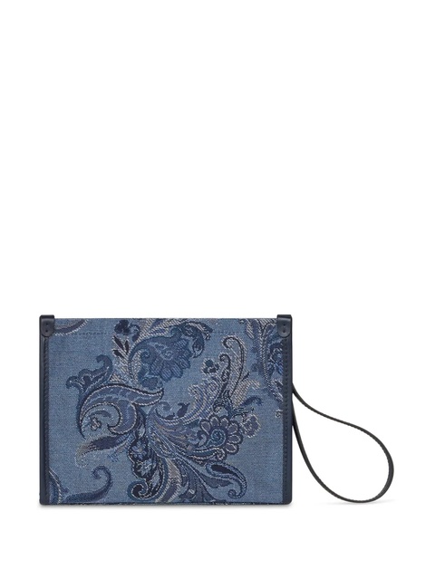 ETRO medium paisley-jacquard mini bag - Blue - zdjęcie produktu nr 2