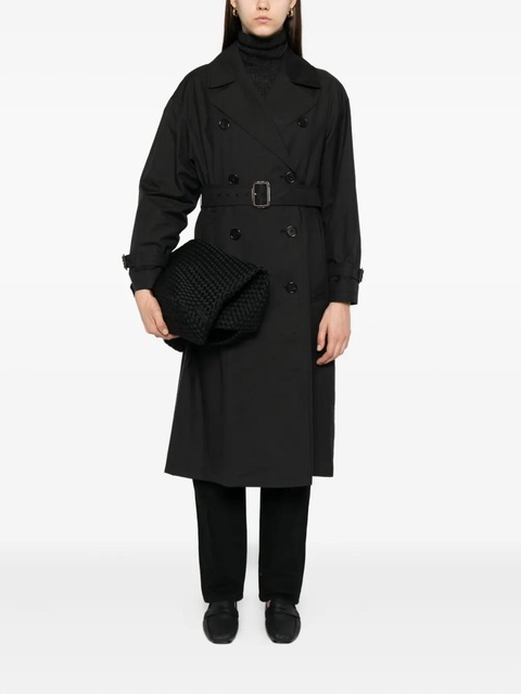 Max Mara double-breasted belted coat - Black - zdjęcie produktu nr 1