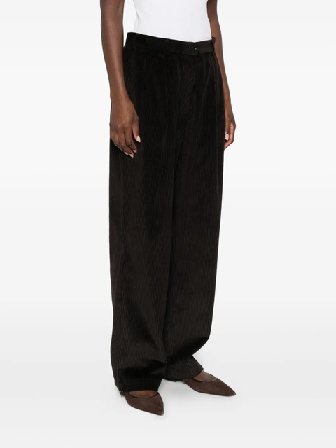 The Frankie Shop corduroy straight-leg trousers - Brown - zdjęcie produktu nr 2