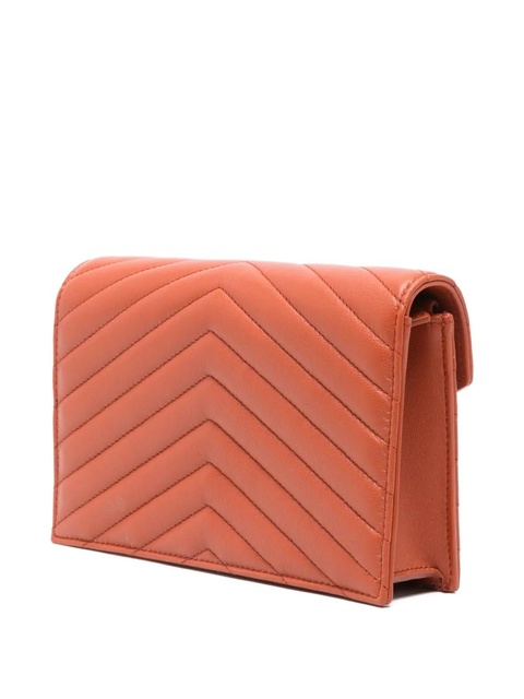 Saint Laurent chevron cross body bag - Orange - zdjęcie produktu nr 2