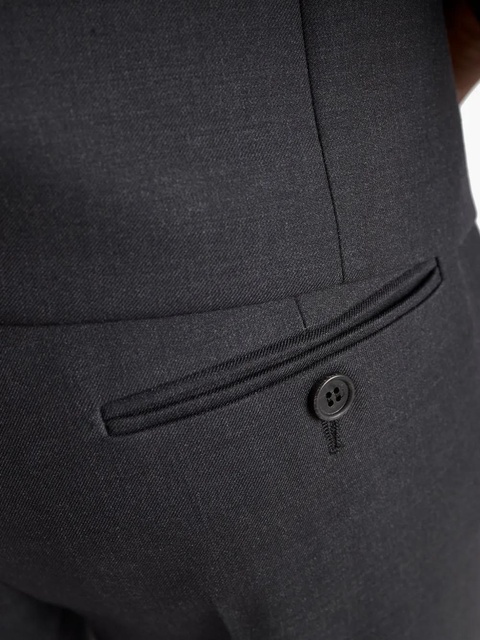 Prada safety-pin gabardine trousers - Grey - zdjęcie produktu nr 2