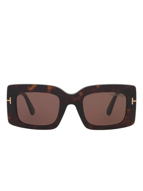 TOM FORD Eyewear geometric-frame sunglasses - Green - zdjęcie produktu nr 1