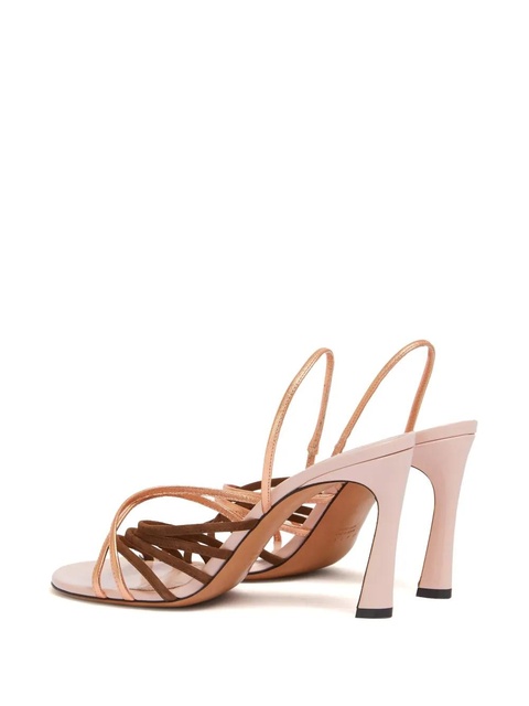 Marni New Wave leather sandals - Brown - zdjęcie produktu nr 2