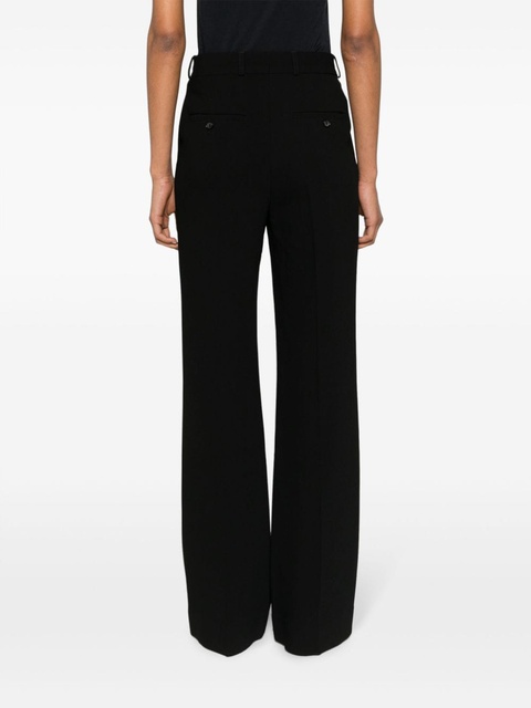 TOTEME wide-leg crepe trousers - Black - zdjęcie produktu nr 2