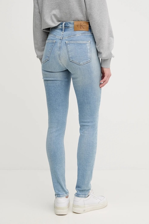 Calvin Klein Jeans jeansy damskie kolor niebieski J20J225141 - zdjęcie produktu nr 2